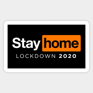 Stay Home Lockdown 2020 Magnet